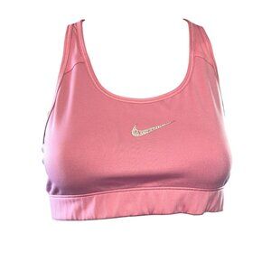 Nike PRO Womens Racerback Sports Bra Size M Pink Pilates Princess Athlete